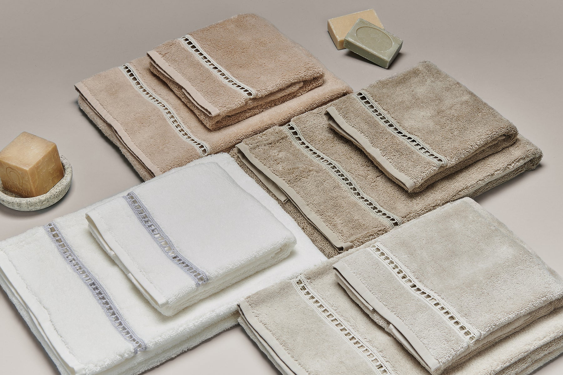 Set spugna in cotone Bath Essentials Segreti - Mastro Raphael