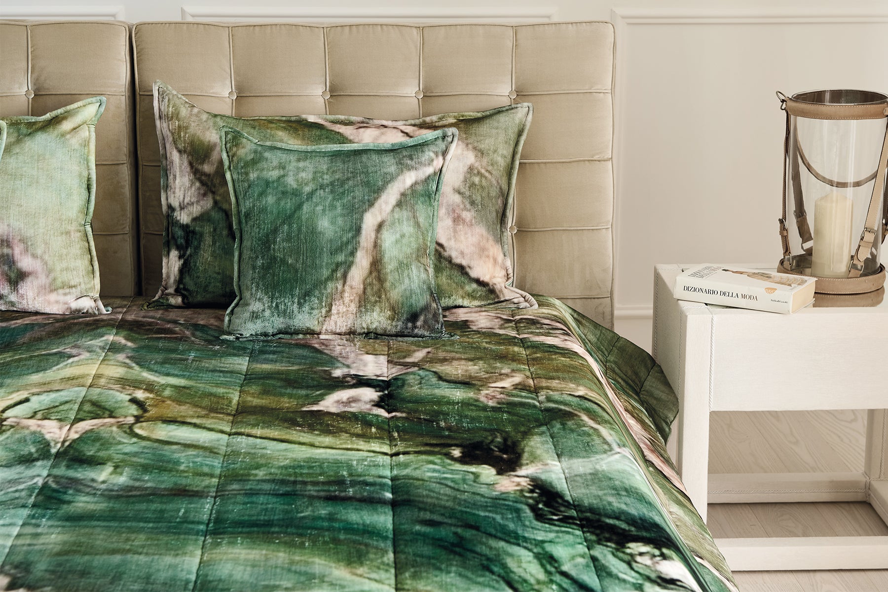 Quilt e trapunta Canova in velluto - Mastro Raphael