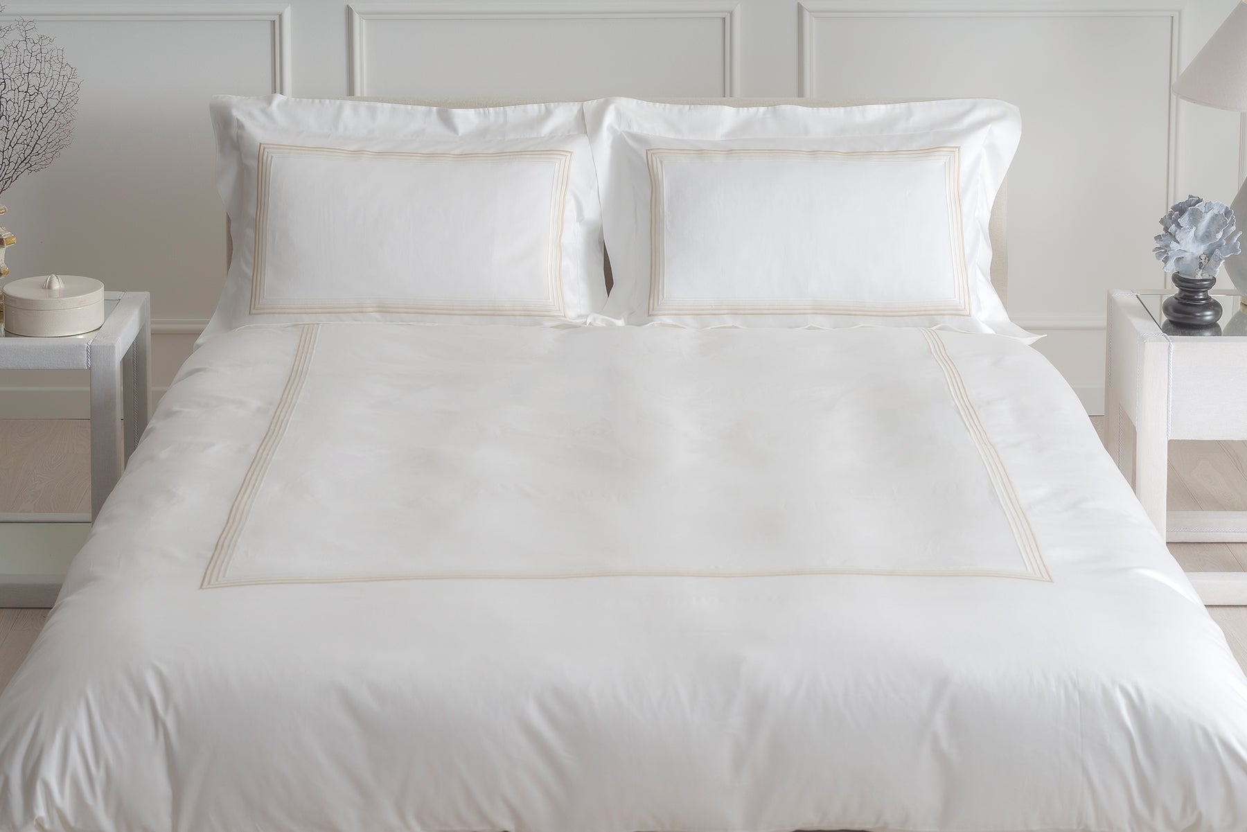 Set copripiumino Hotellerie Quattro bacchettinee - Mastro Raphael