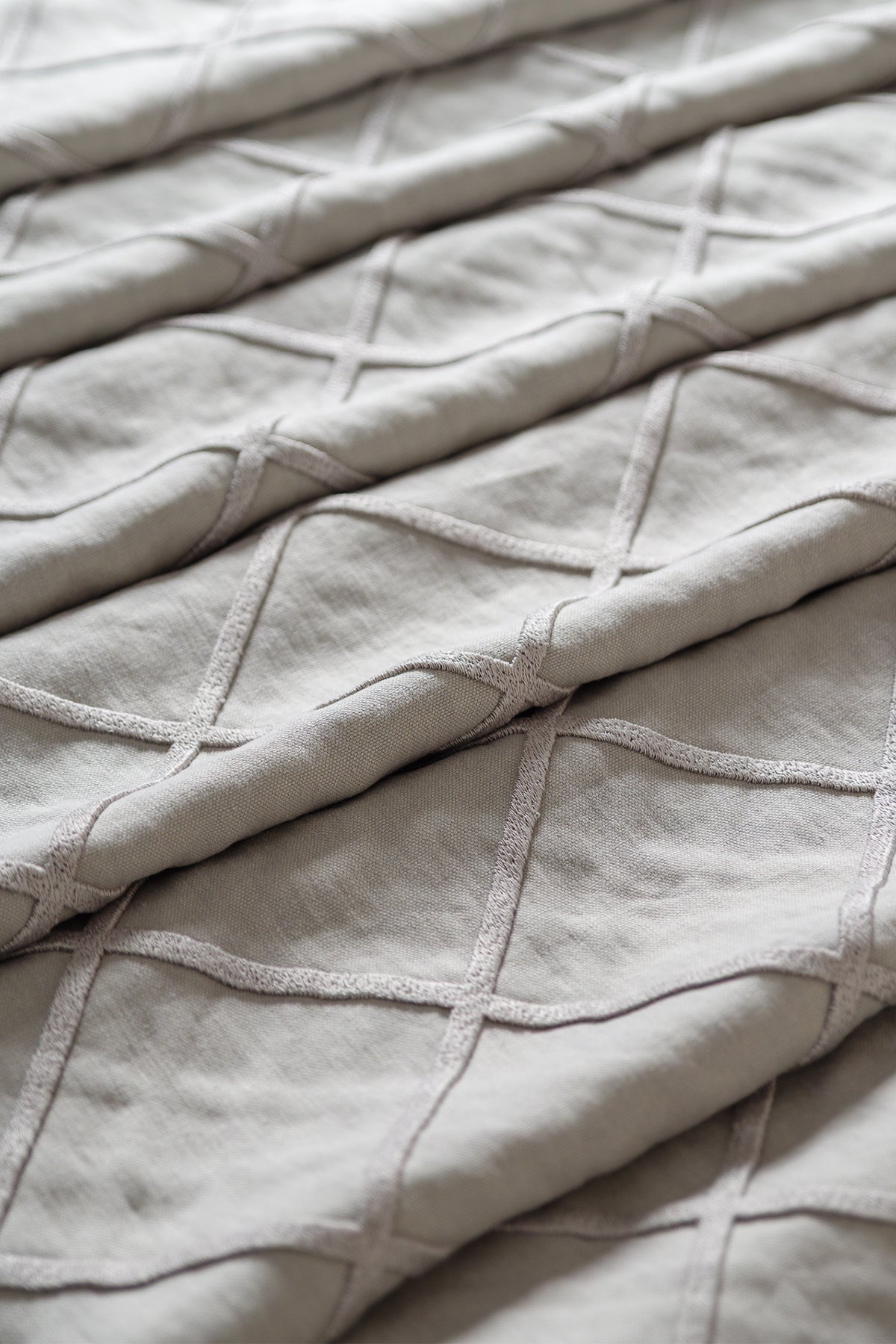 Lino Natur Art Octavius ricamo Rete 3D - Mastro Raphael