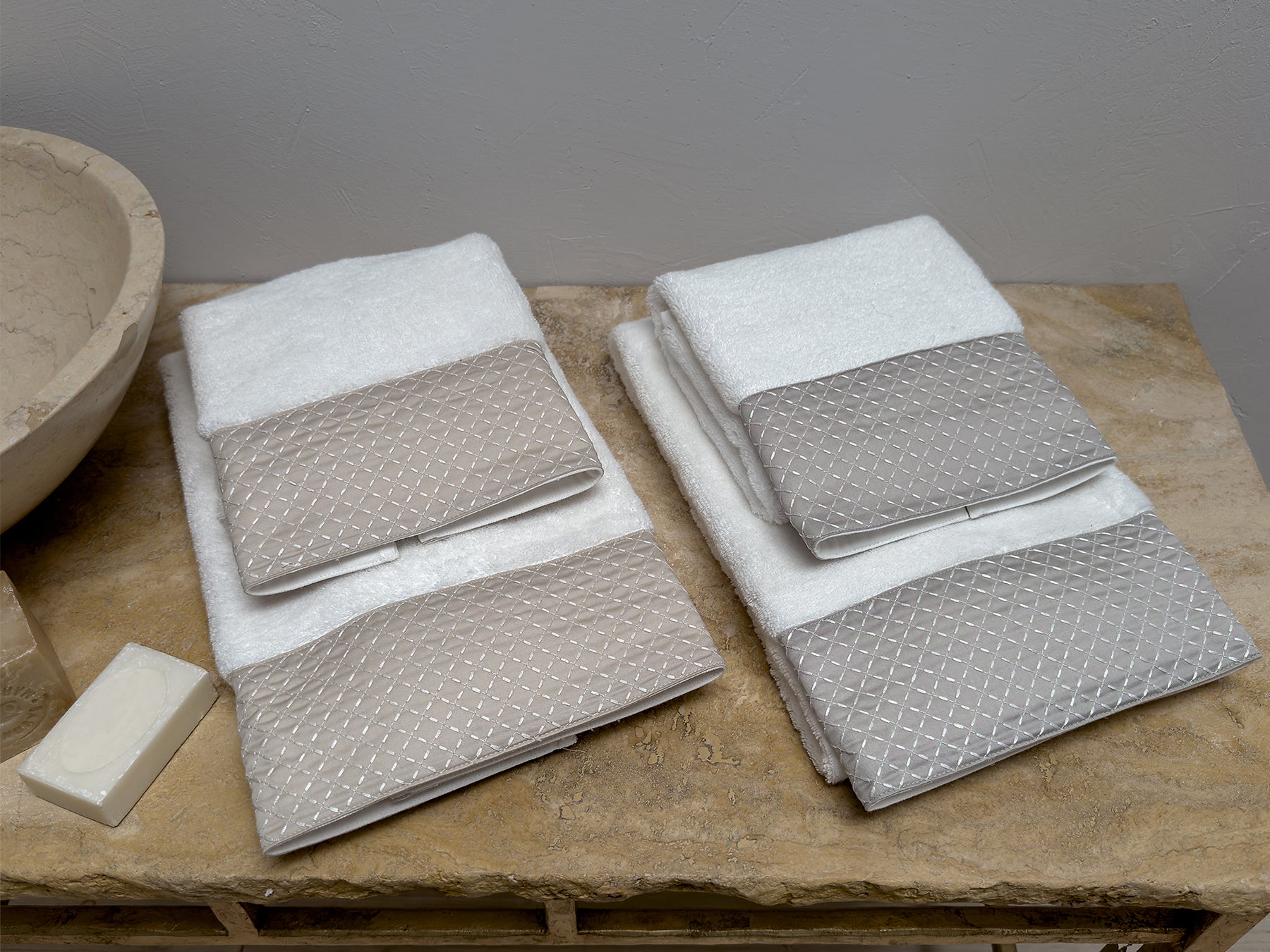 Set spugna Pergamon in cotone pettinato Mastro Raphael