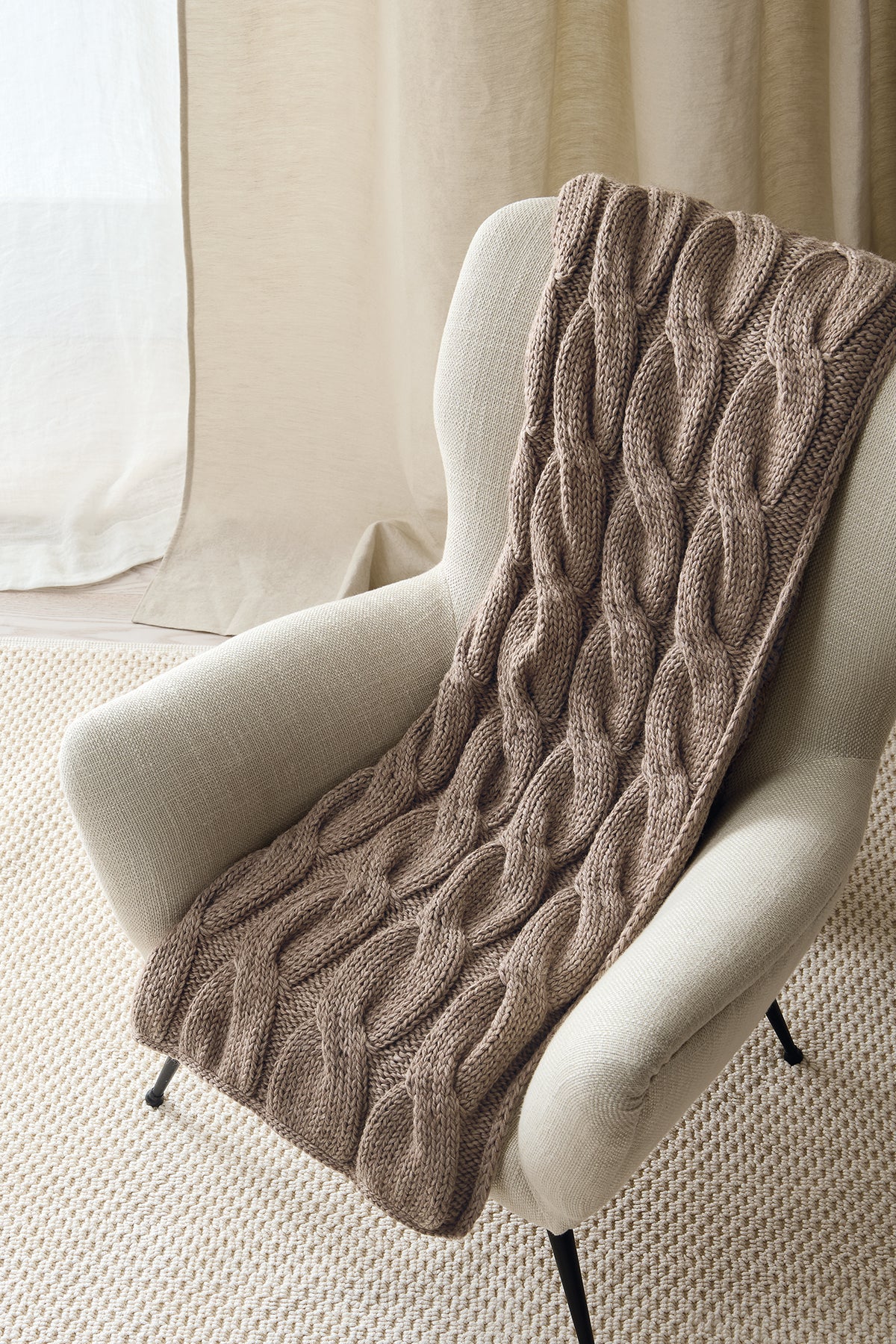Plaid Pleasures Alma in lana e alpaca - Mastro Raphael