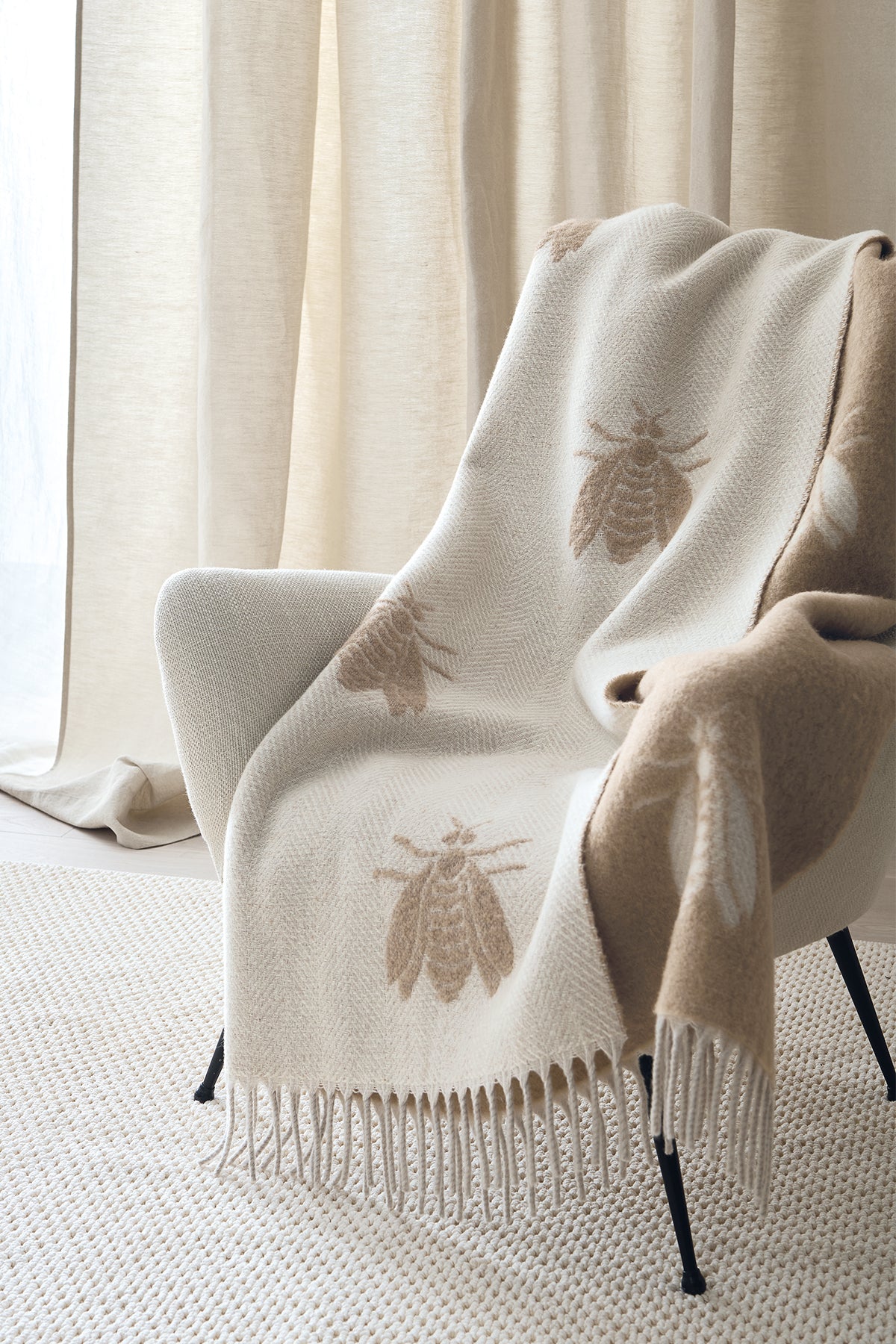 Plaid Pleasures Doria in lana e alpaca - Mastro Raphael