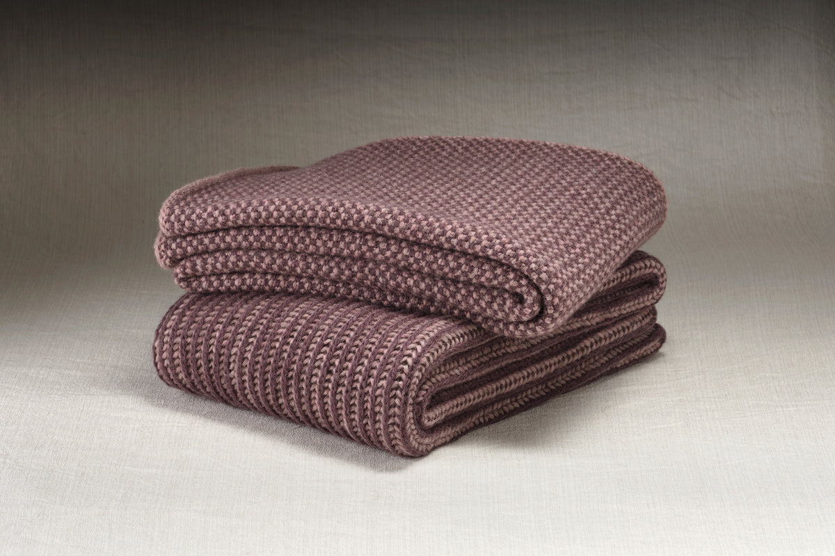 Plaid Pleasures Sabine bicolore in alpaca - Mastro Raphael