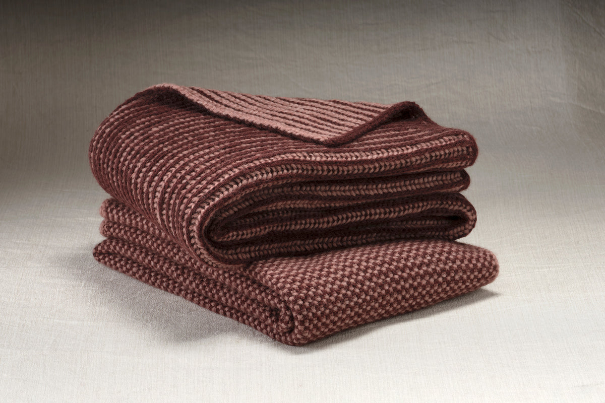 Plaid Pleasures Sabine bicolore in alpaca - Mastro Raphael