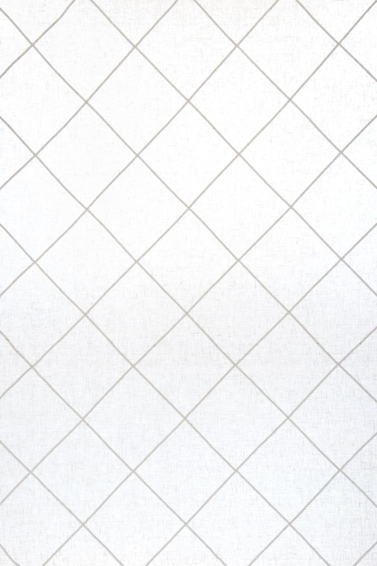 Lino Quintessential ricamo rombi all over