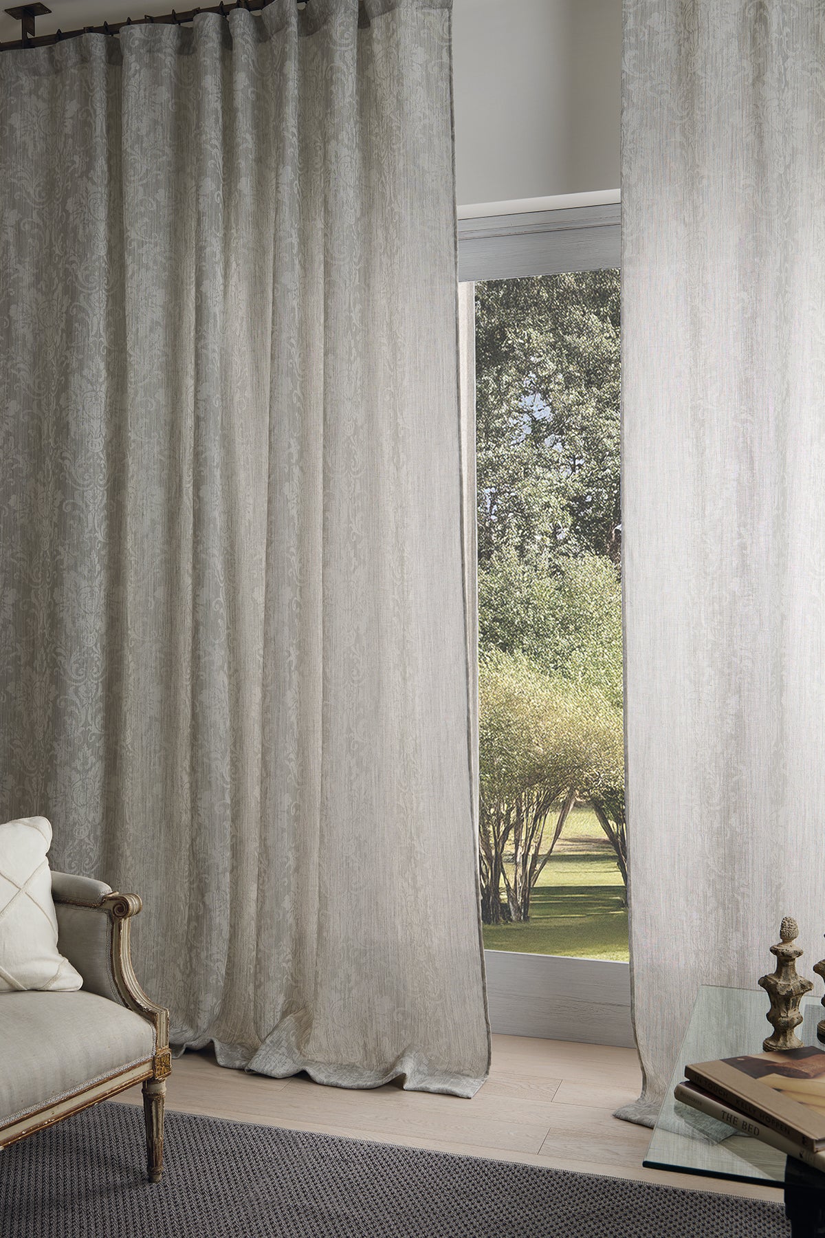 Tenda in lino jacquard Riflessi - Mastro Raphael