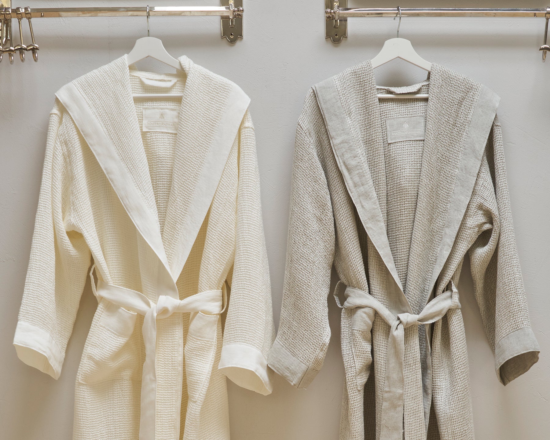 Bathrobe Linen SPA nido d'ape