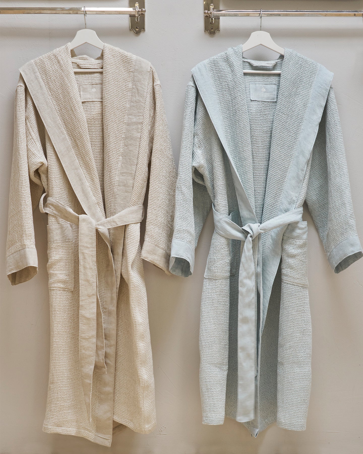 Bathrobe Linen SPA nido d'ape