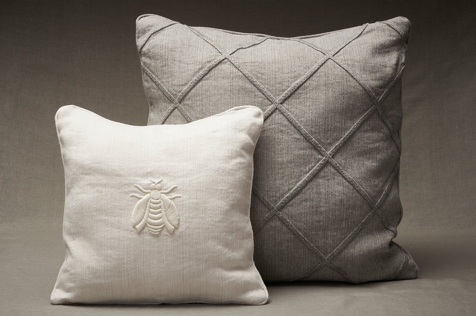 Cushion Natur Art tessuto Glaigston ricamo Rete