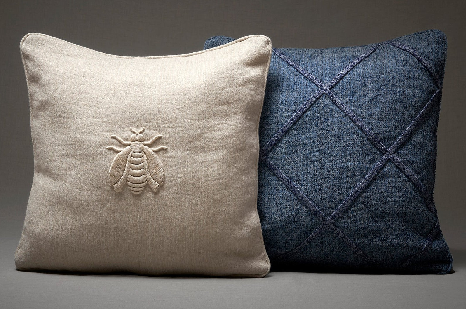 Cushion Natur Art tessuto Glaigston ricamo Rete