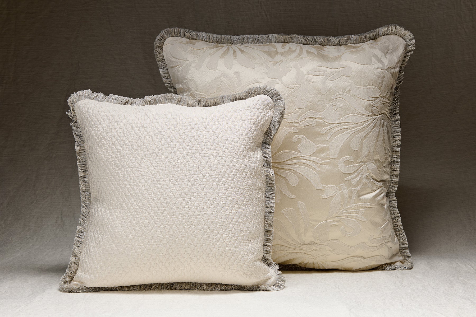 Biancheria letto in jacquard seta e cotone Sélis - Mastro Raphael