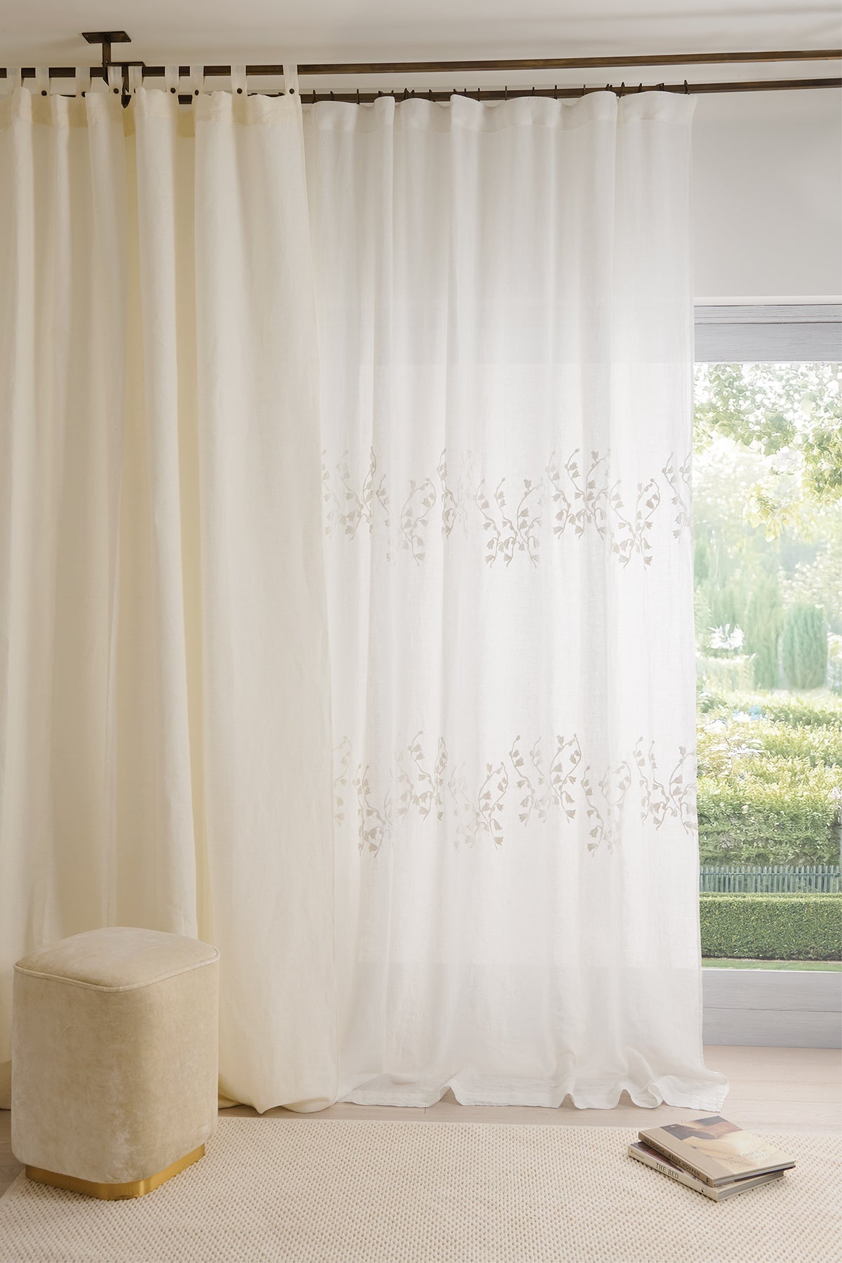Tende in lino Fleur des bois Curtains - Mastro Raphael
