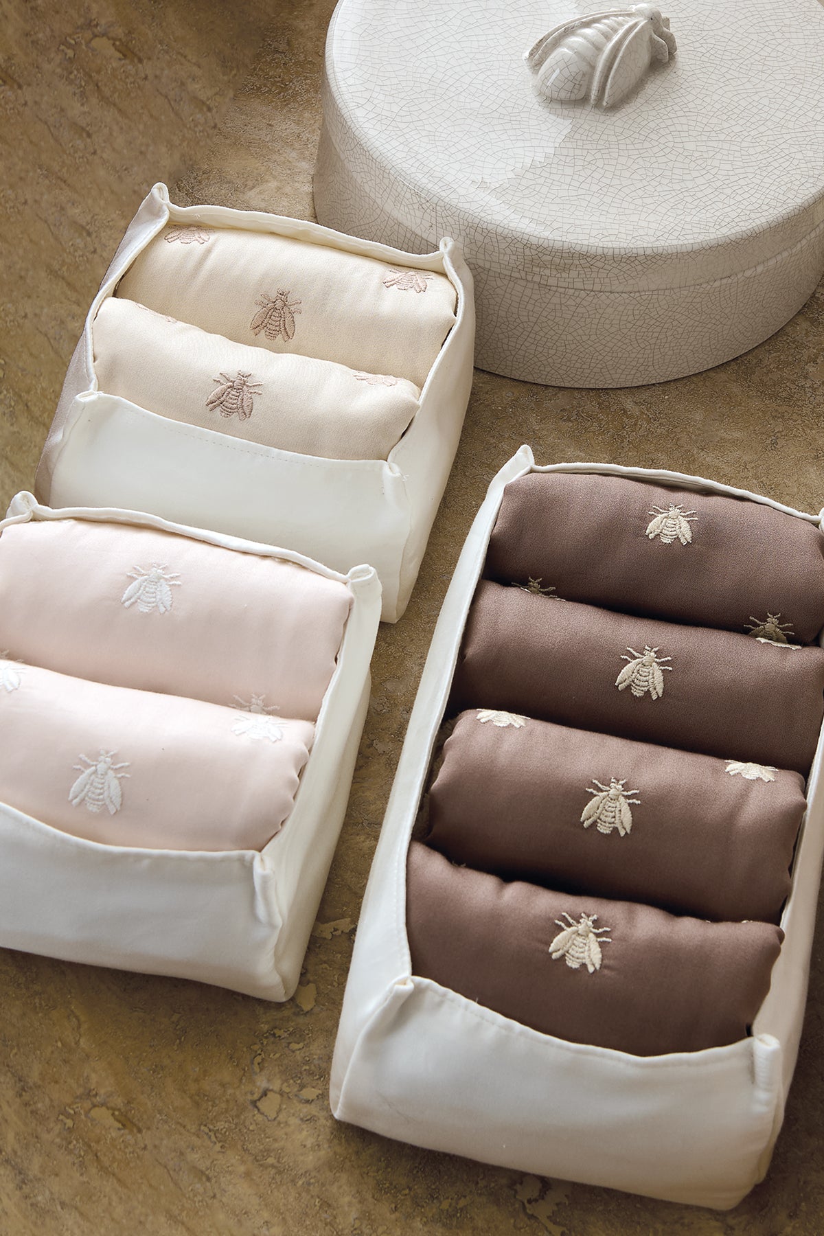 Set lavette Api Satin Bath linens - Mastro Raphael