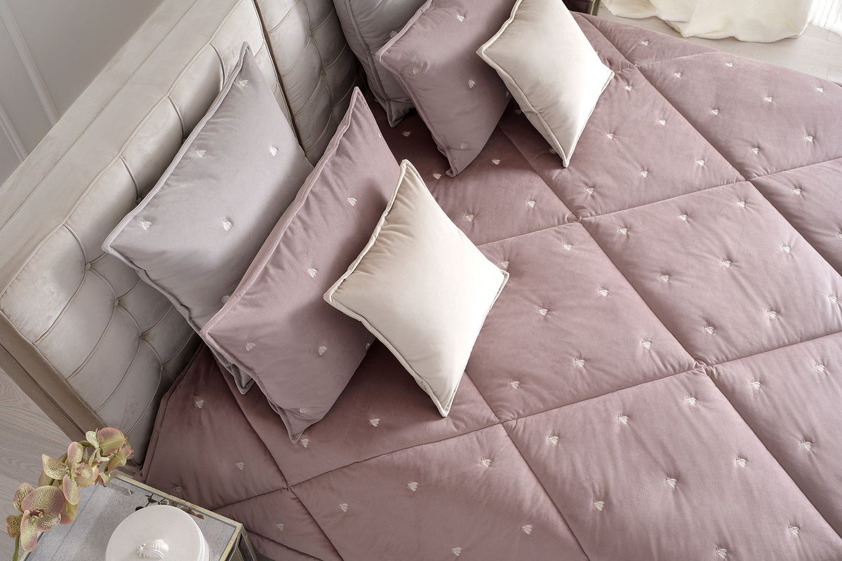 Quilt e trapunta ricamati Api Velluto - Mastro Raphael