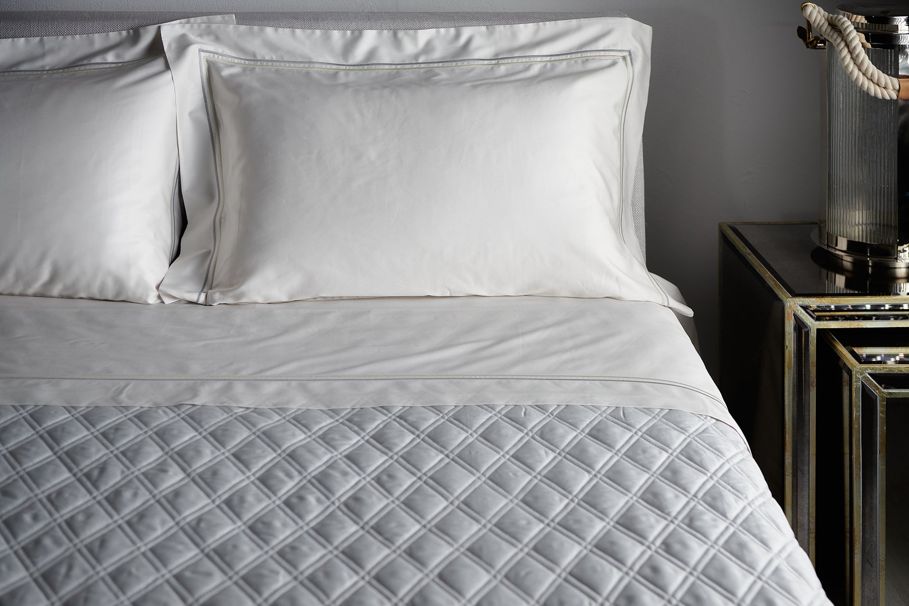 Quilted bedspread doppia losanga Bread & Butter
