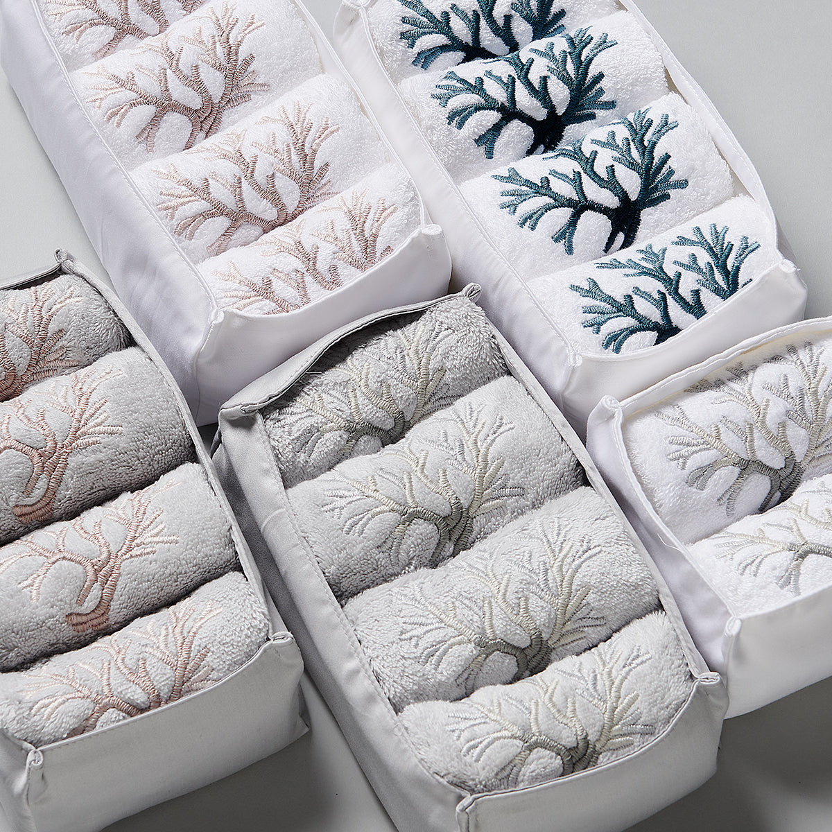 Lex's Linens – 2 Asciugamani Viso In Cotone Pettinato Blu Reale, 30x30 Cm, 500 G/m²