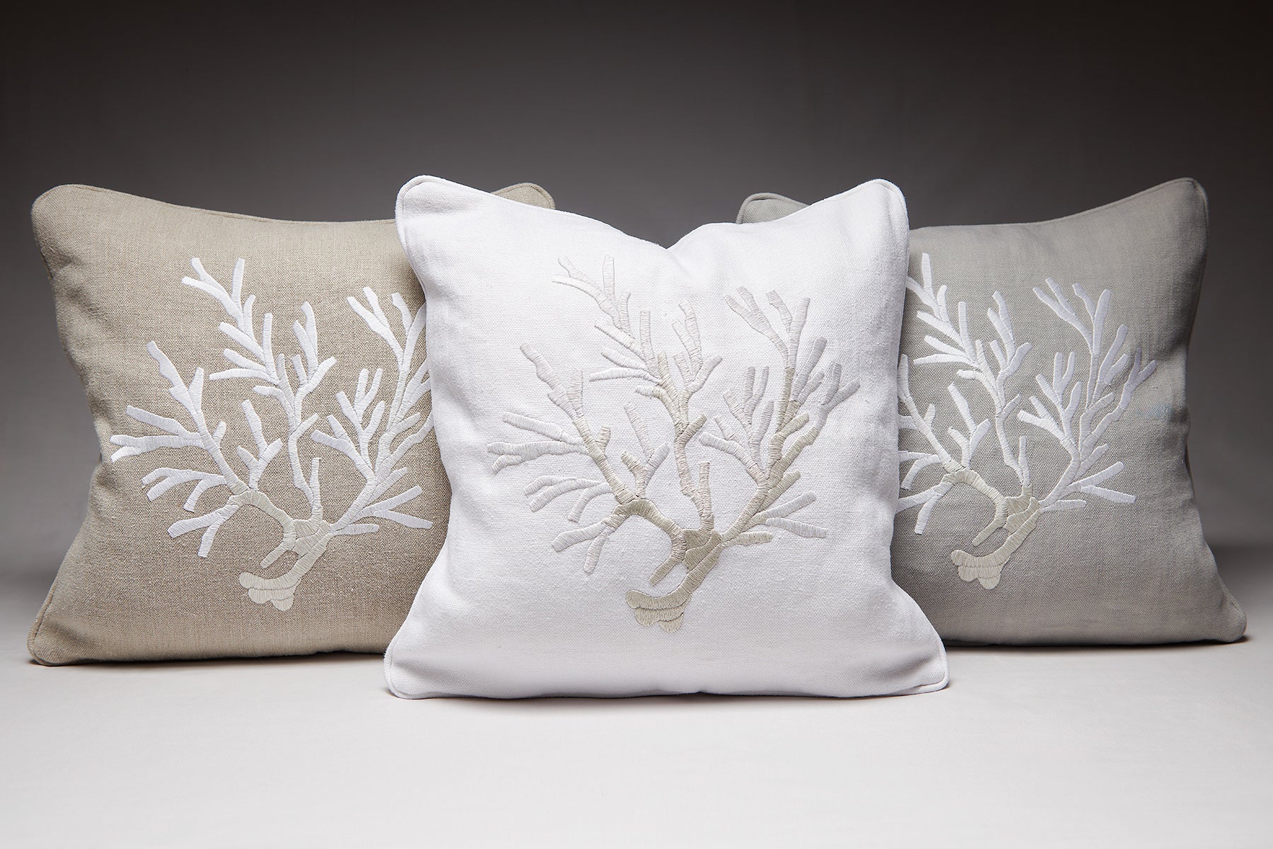 Cuscino decorativo Corallomania lino