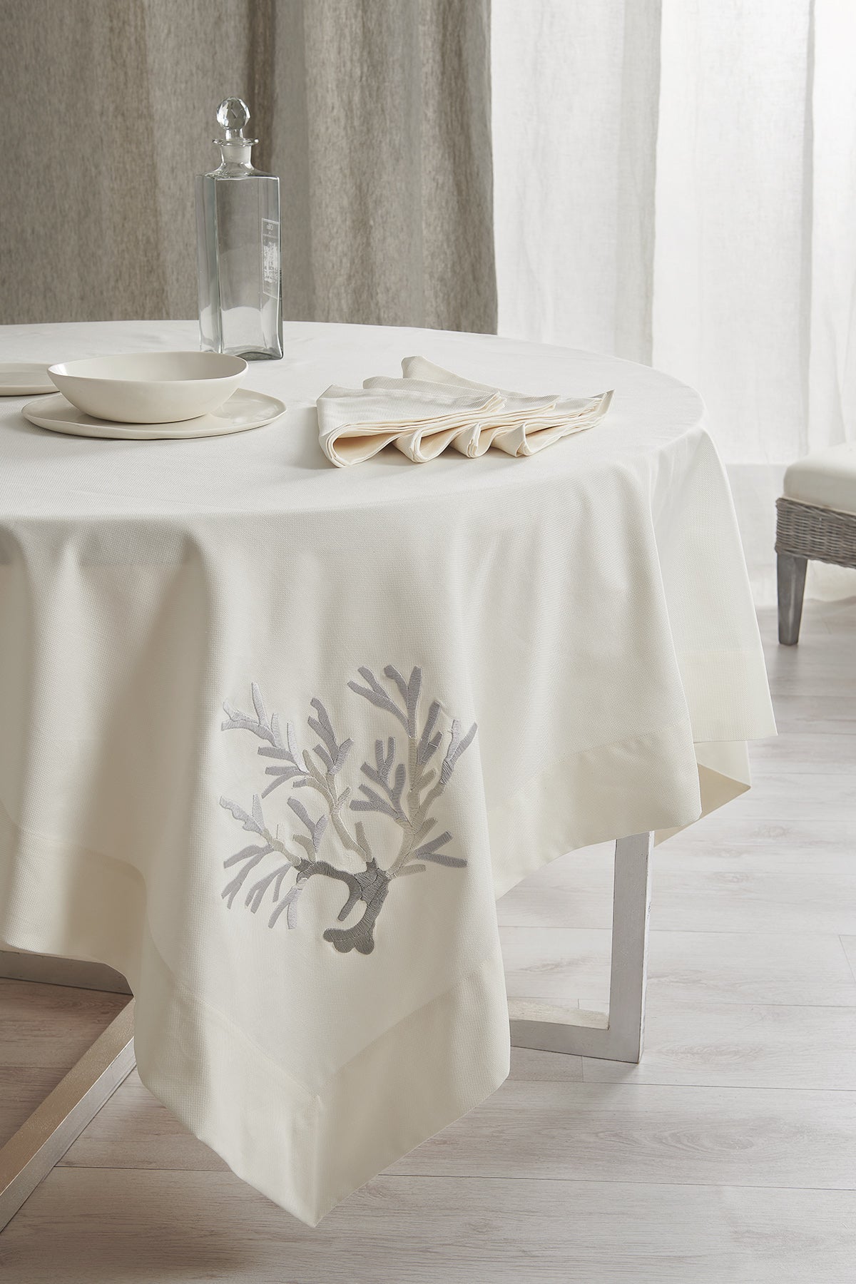 Tablecloth Corallomania Table linens cotone