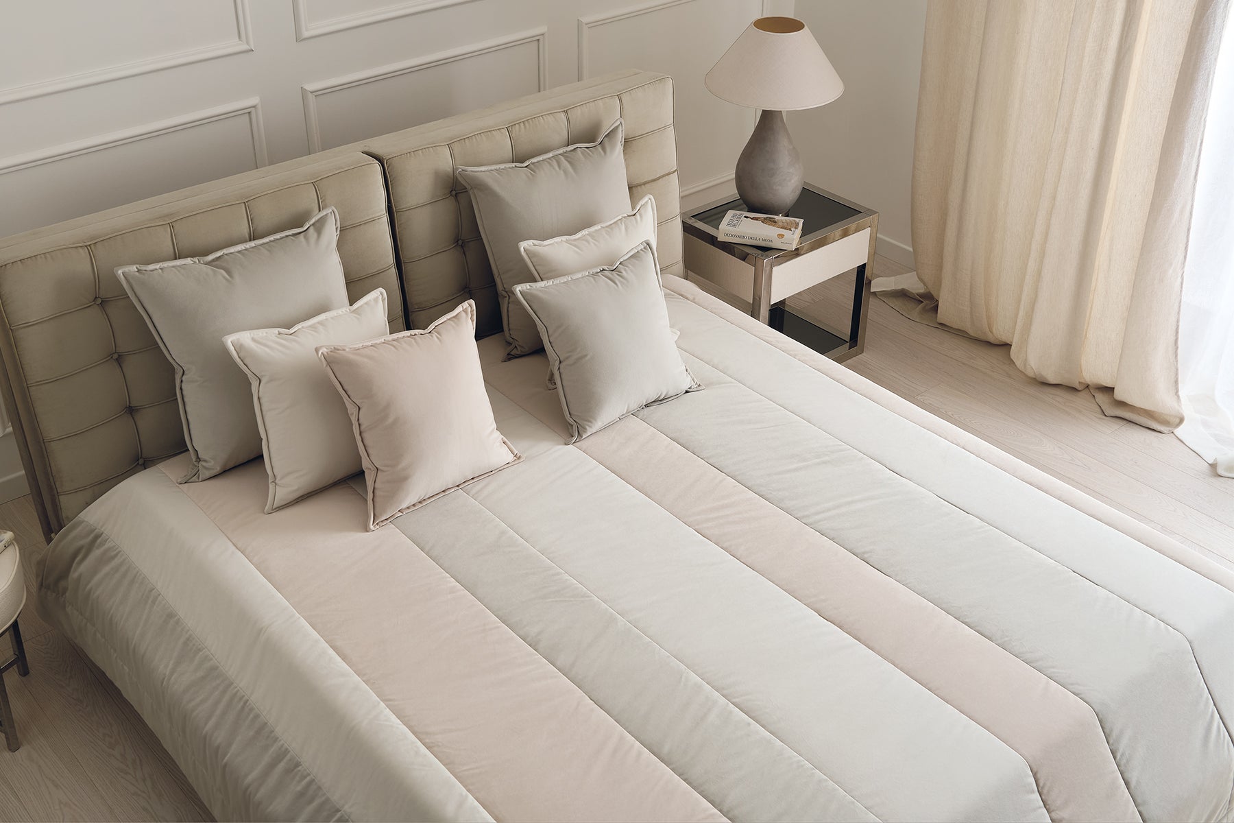 Quilt e trapunta Cromie Patchwork velluto