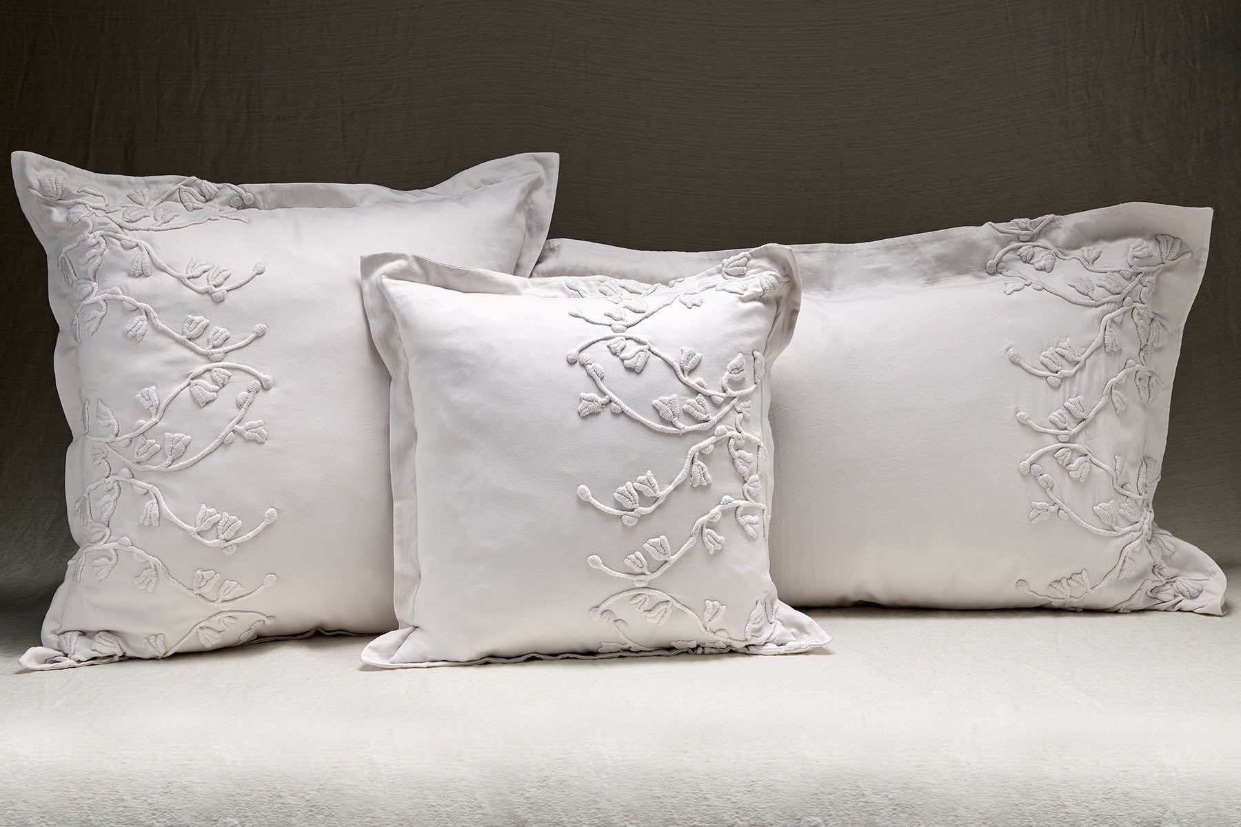 Biancheria letto ricamata Fleur des bois - Mastro Raphael