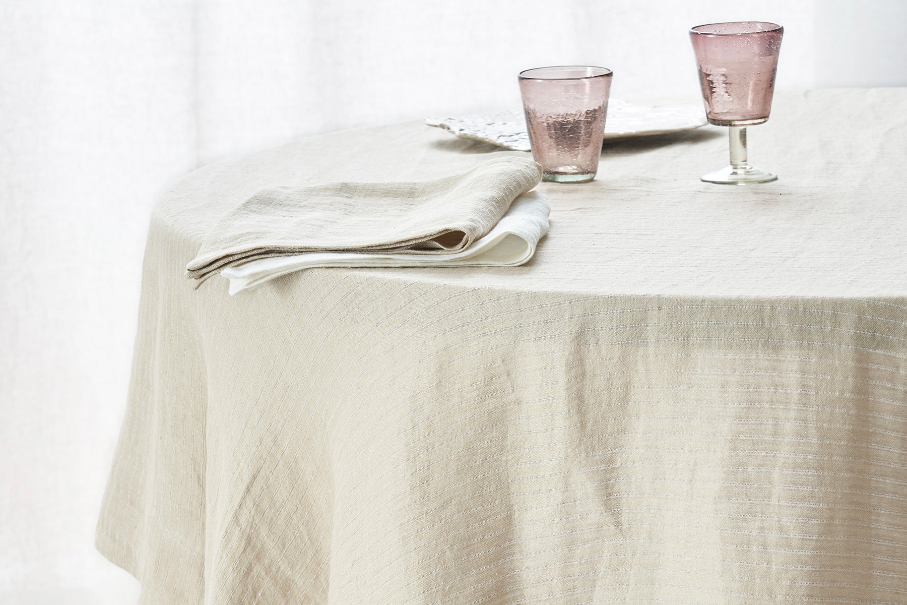 Tablecloth MR LOHAS Table linens canneté