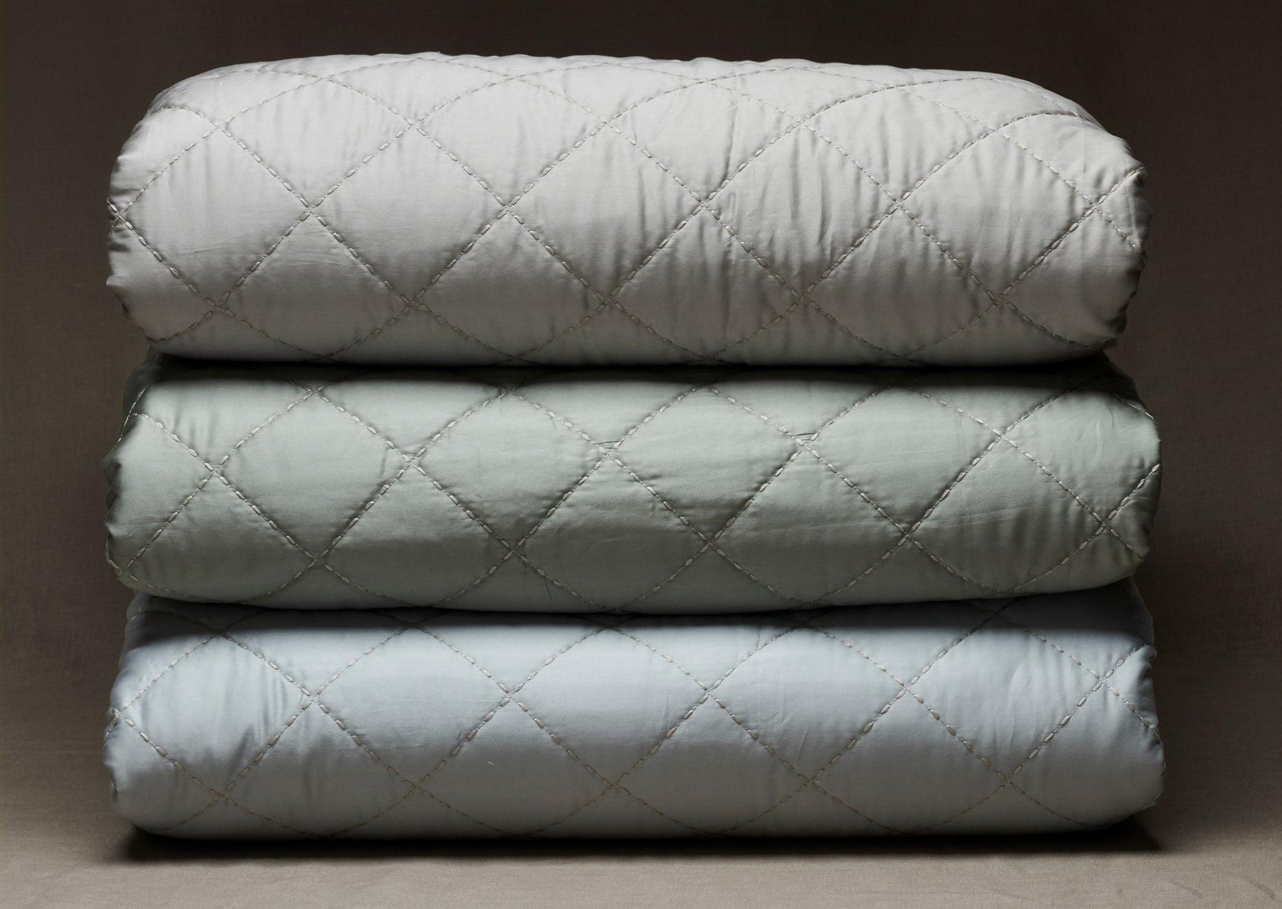 Quilted bedspread and quilt Pergamon ricamato rombi