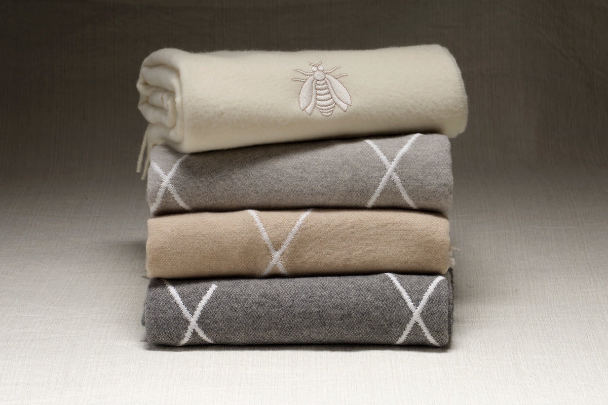 Plaid Pleasures Glen in lana ricamata - Mastro Raphael