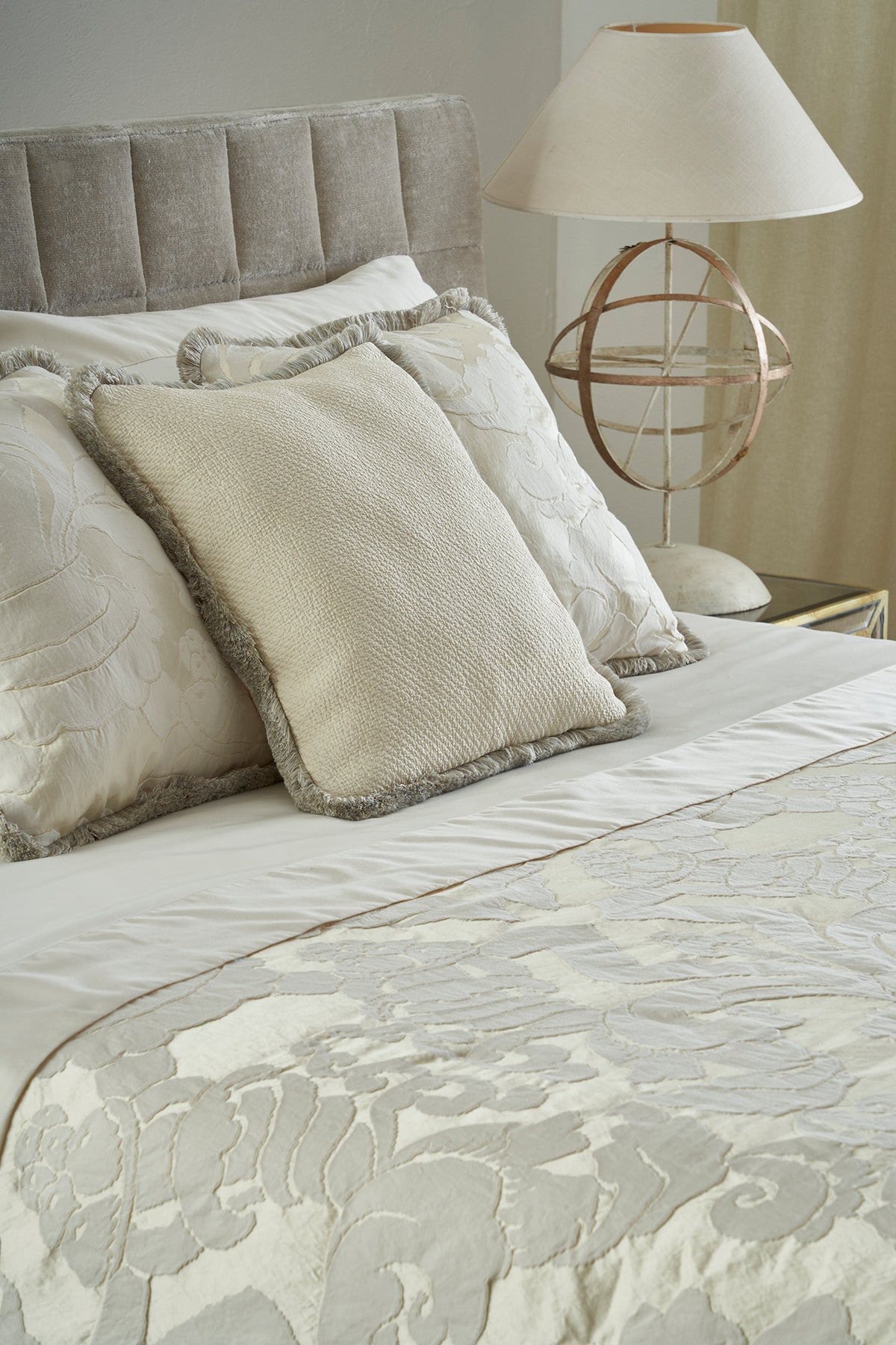 Quilted bedspread and quilt Tivoli damasco